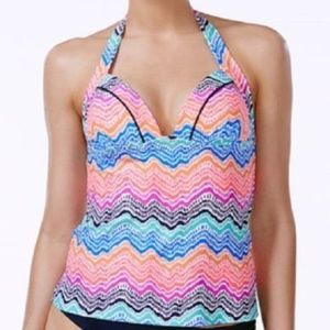 Island Escape La Cinque Terre Glam Printed Tankini